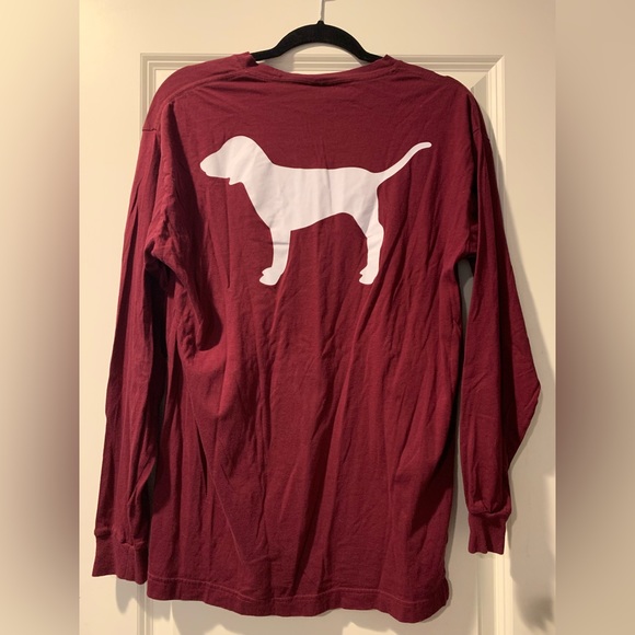 Victorias Secret PINK Long Sleeve Crewneck Top - Picture 4 of 4